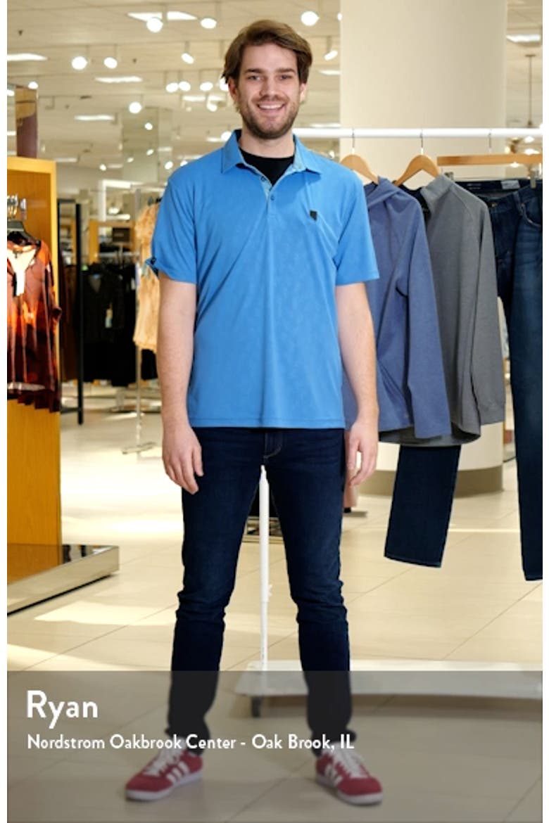 Barrett Botanical Print Golf Polo video