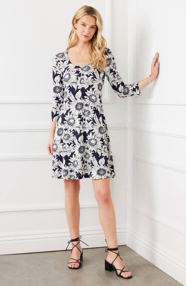 Karen Kane Floral Minidress, Alternate, color,