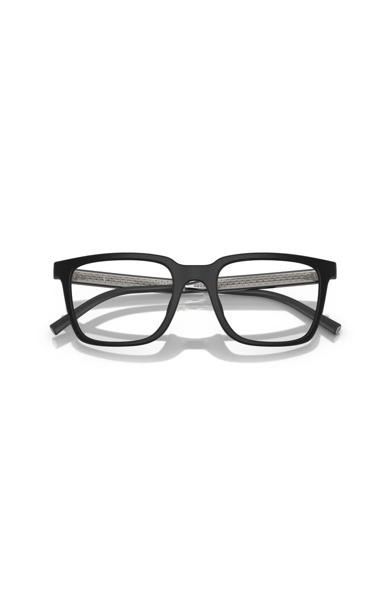 Oliver Peoples 52mm Rectangle optical glasses, Alternate, color, Black