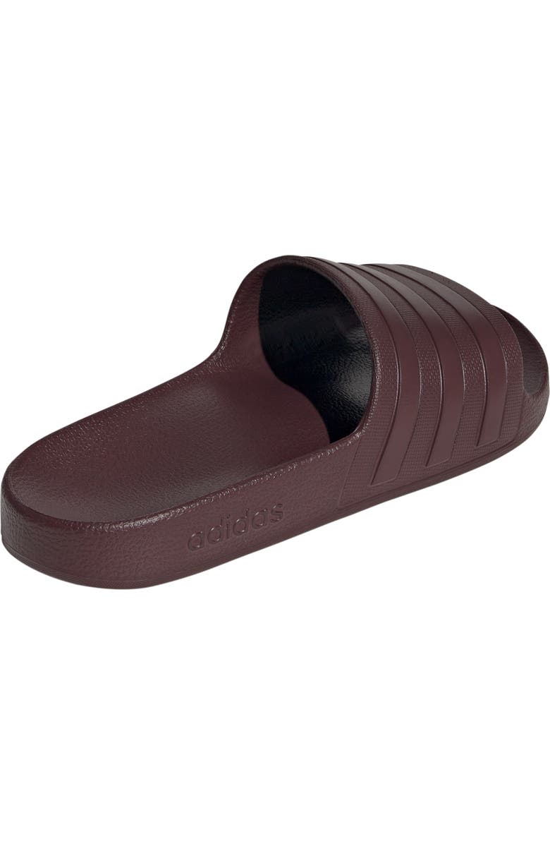 adidas Adilette Aqua Slide Sandal, Alternate, color, Aurora Ruby/Ruby/Ruby