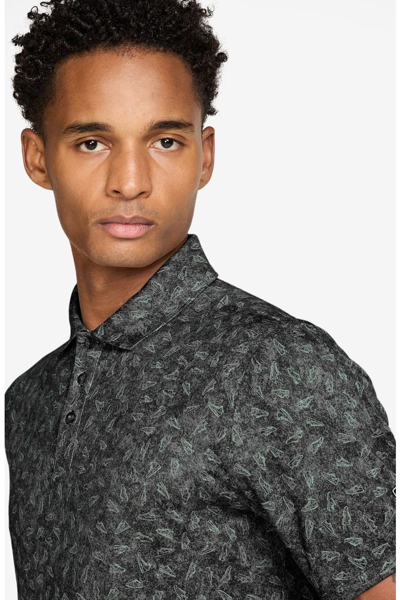Dri-FIT Print Performance Polo, Alternate, color, BLACK