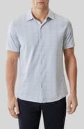 Robert Barakett Allister Short Sleeve Knit Button-Up Shirt