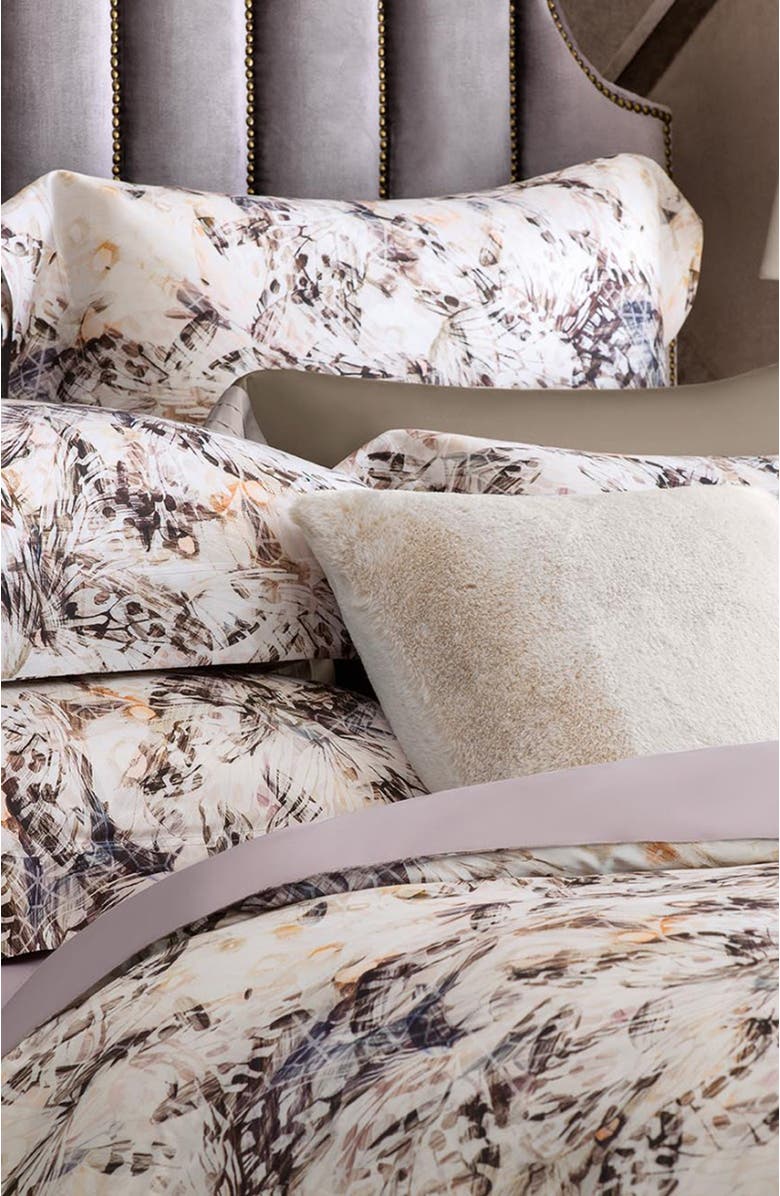 Togas Maraya duvet cover, Alternate, color, Brown