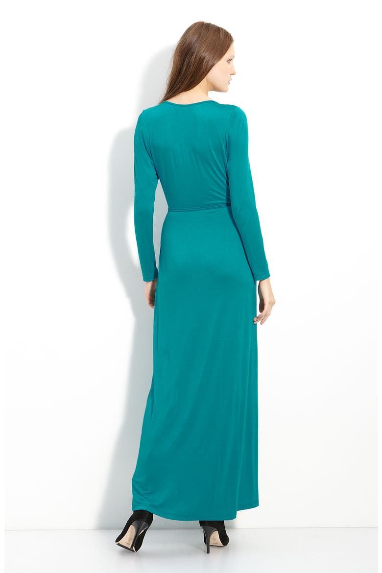 Jersey Maxi Dress, Alternate, color, TEAL