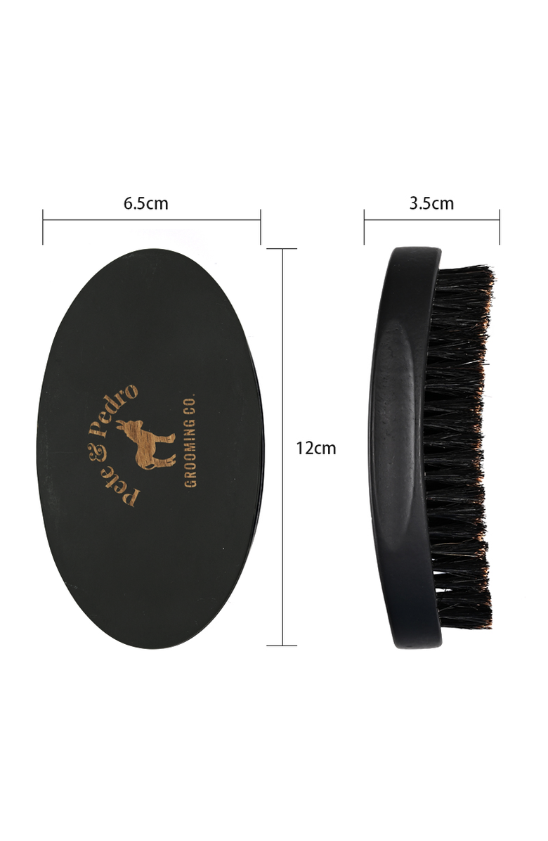 Pete & Pedro Oval Military Men's Hair & Beard Brush, Alternate, color, NO COLOR