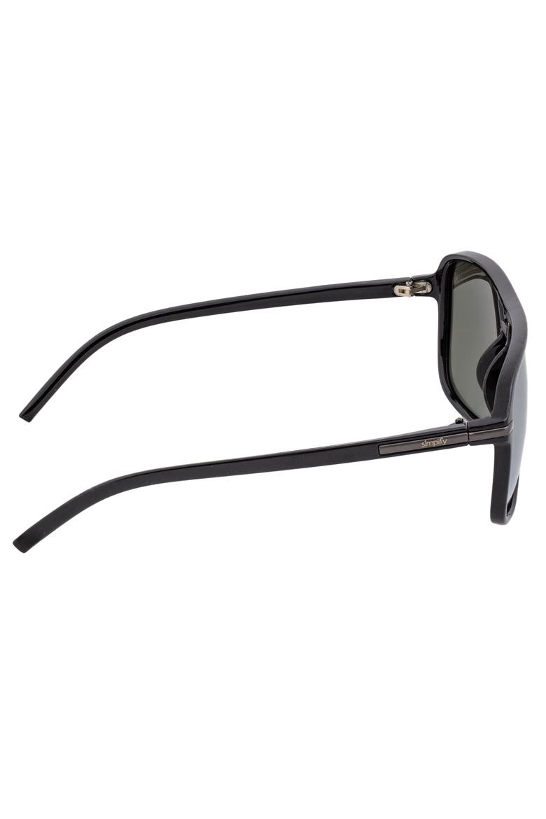 Reed Polarized Sunglasses, Alternate, color, Black/Black