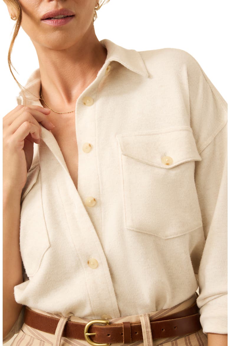 Legend Plaid Overshirt, Alternate, color, OFF WHITE