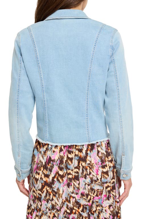 NIC + ZOE NIC+ZOE ESSENTIAL FRAY HEM DENIM JACKET