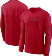 Nike Men's Nike Red Tampa Bay Buccaneers All Out Long Sleeve T-Shirt