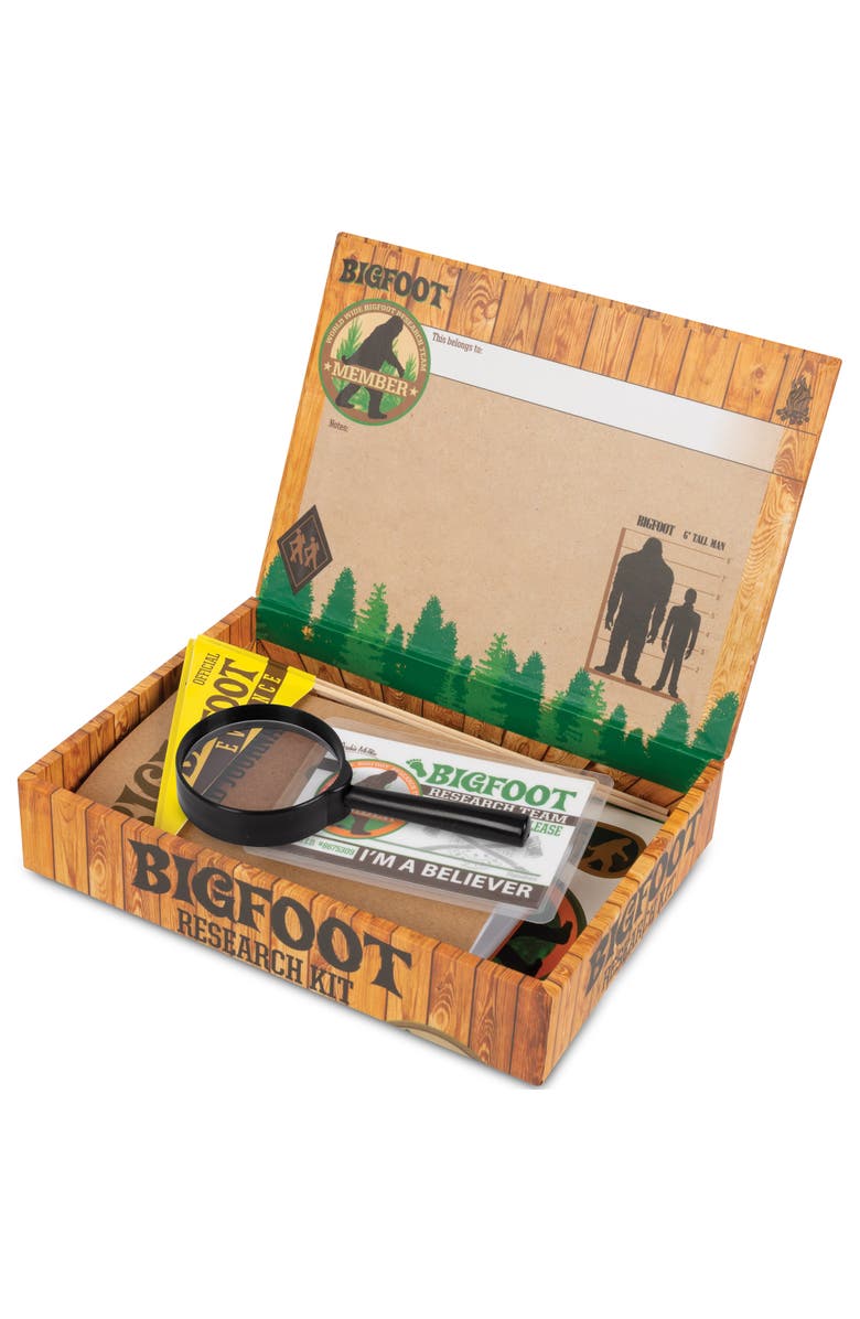Archie McPhee Bigfoot Research Kit, Main, color, Multicolored