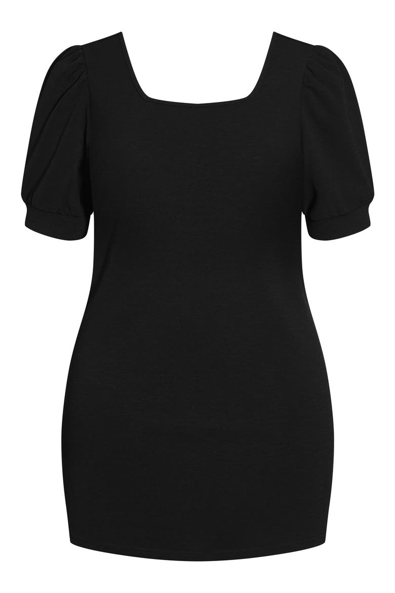 Electric A-Line Minidress, Alternate, color, BLACK