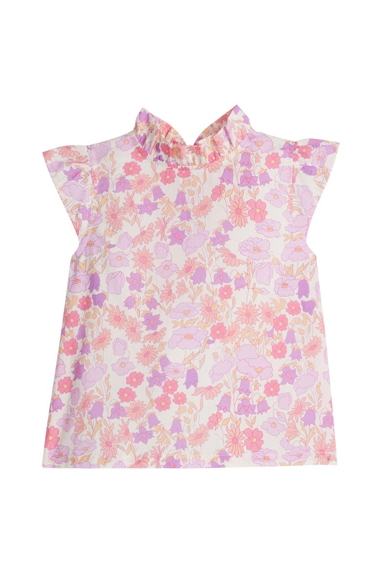 Kids' Floral Tinsley Top, Alternate, color, Lisle Lavender
