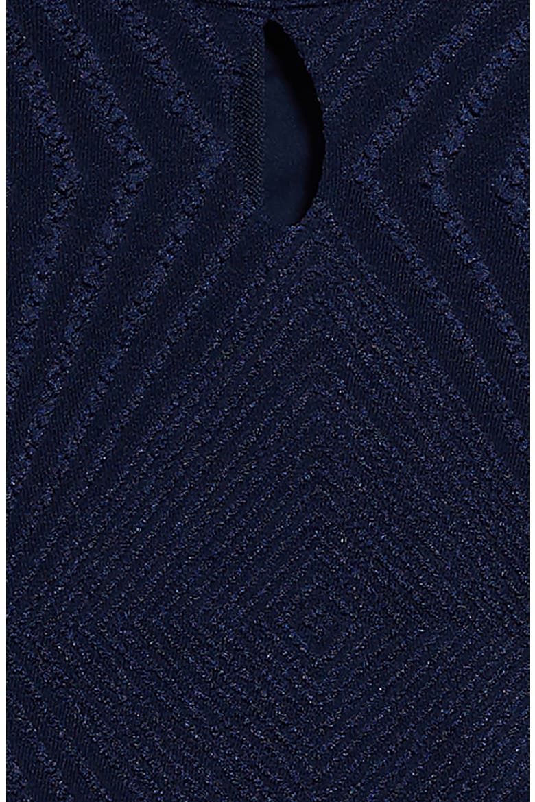 Flare Cuff Dress, Alternate, color, NAVY