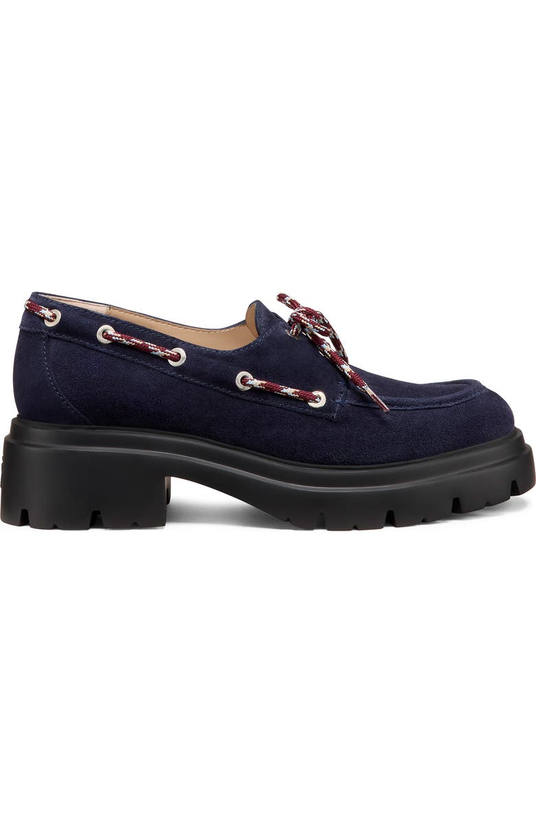 Stuart Weitzman Hudson Boat Shoe, Alternate, color, Nice Blue