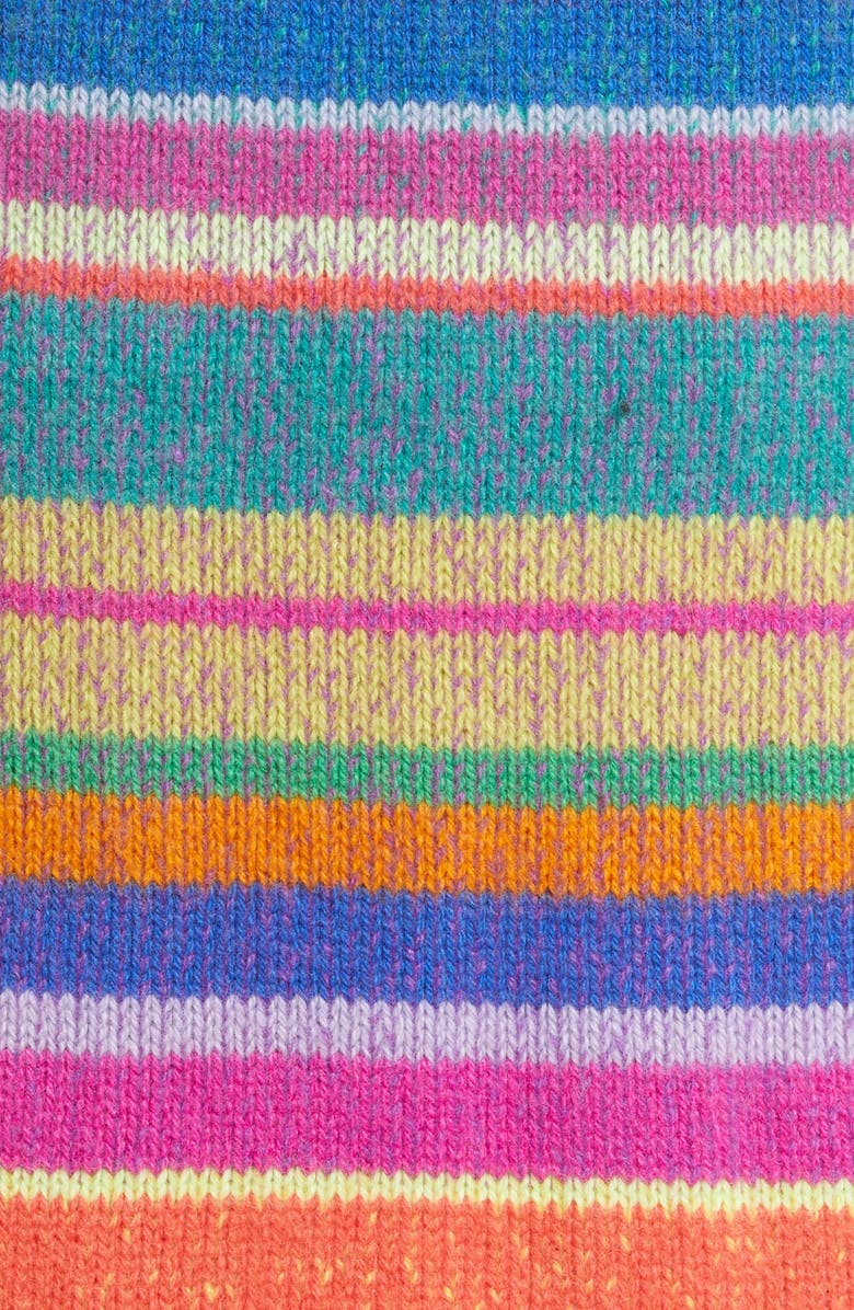 The Elder Statesman Stripe Cashmere Robe, Alternate, color,