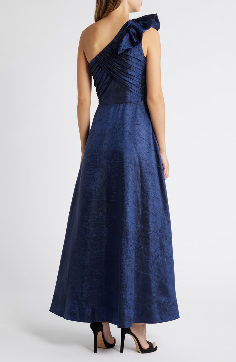 Tahari ASL Rosette One-Shoulder Ball Gown, Alternate, color, 