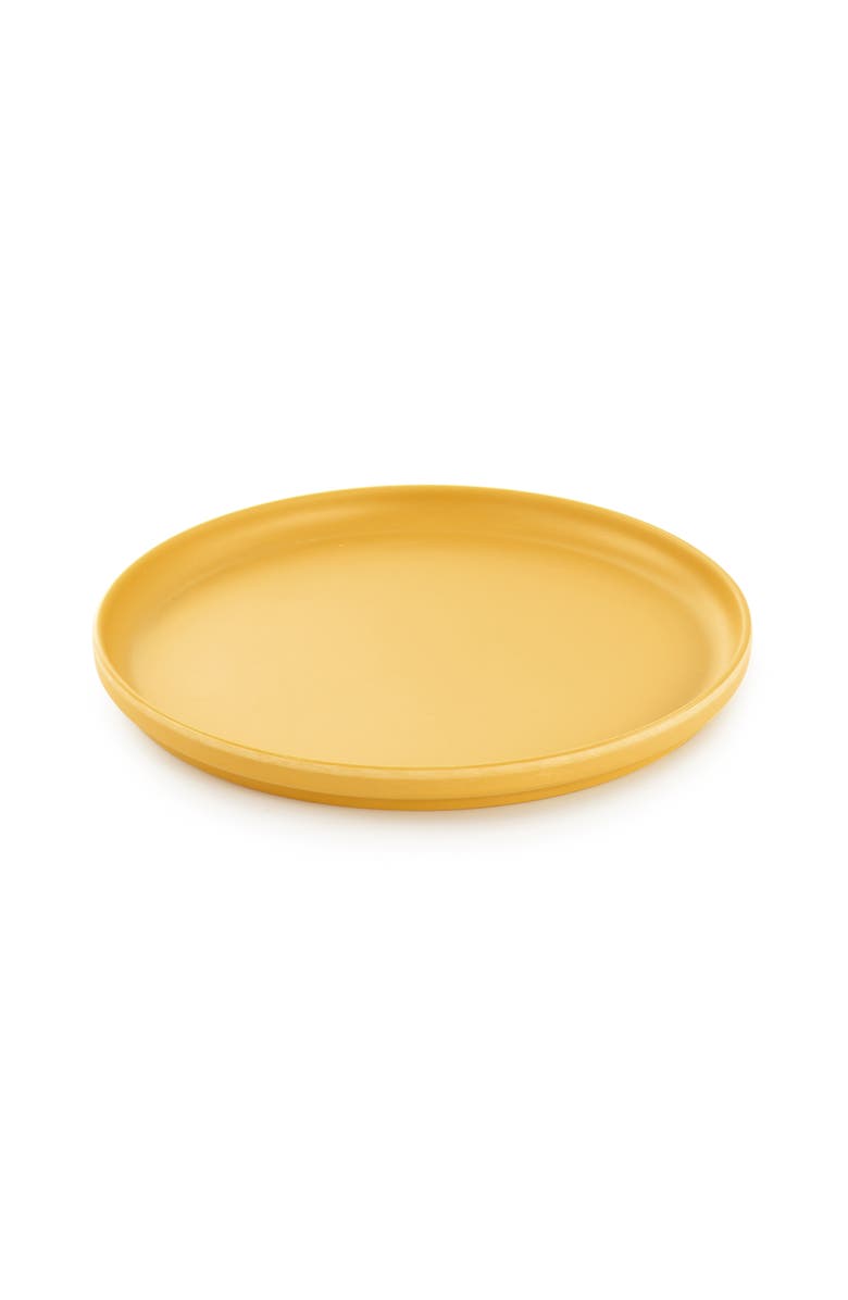 Gibson Home Canyon Crest 12 Piece Round Melamine Dinnerware Set, Alternate, color, Yellow