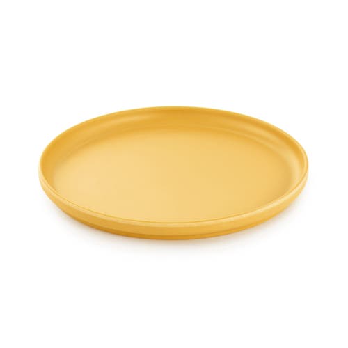 Gibson Home Canyon Crest 12 Piece Round Melamine Dinnerware Set In Yellow