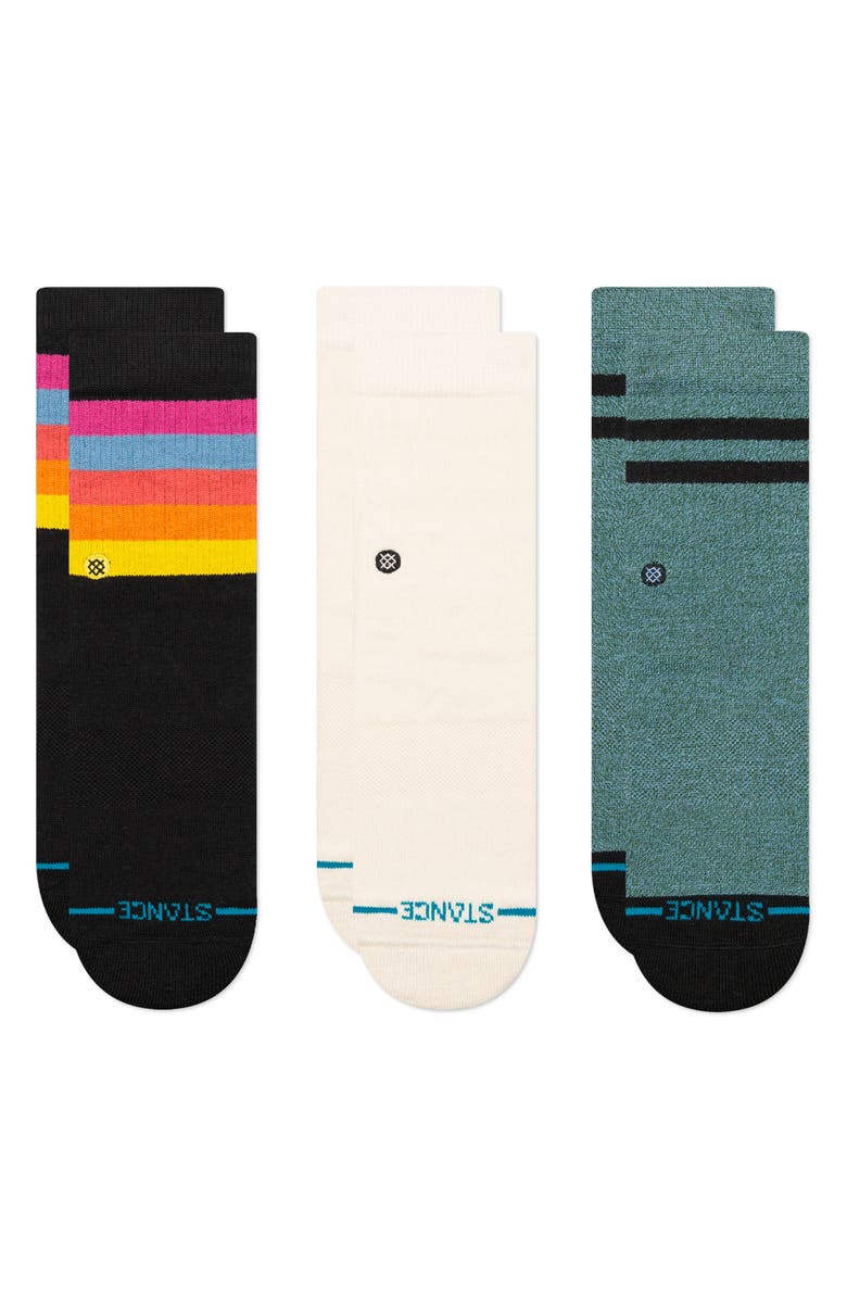 Stance Kids' Maliboo Assorted 3-Pack Crew Socks, Main, color,