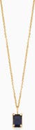 Oradina 14K Gold Date Me Birthstone Pendant Necklace