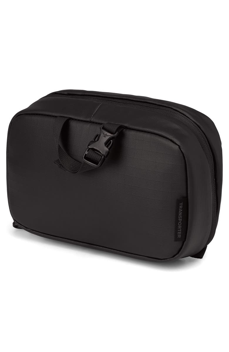 Osprey Transporter Water Resistant Toiletry Kit, Alternate, color, Raven Black/Black
