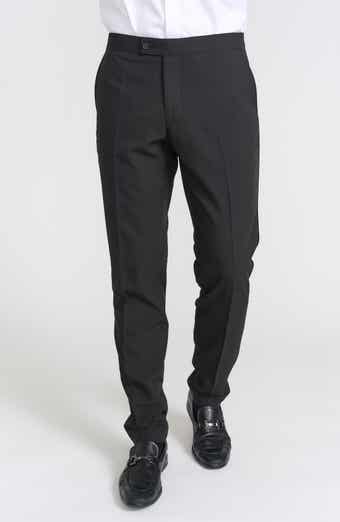 SAVILE ROW CO Slim FIt Tuxedo Pants - 30-34" Inseam