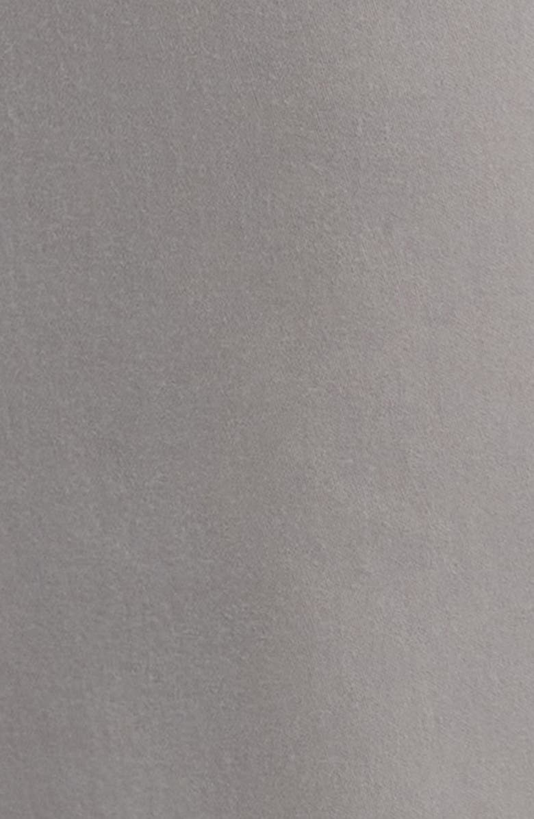 Peter Millar Signature Sateen Flat Front Pants, Alternate, color, Gale Grey