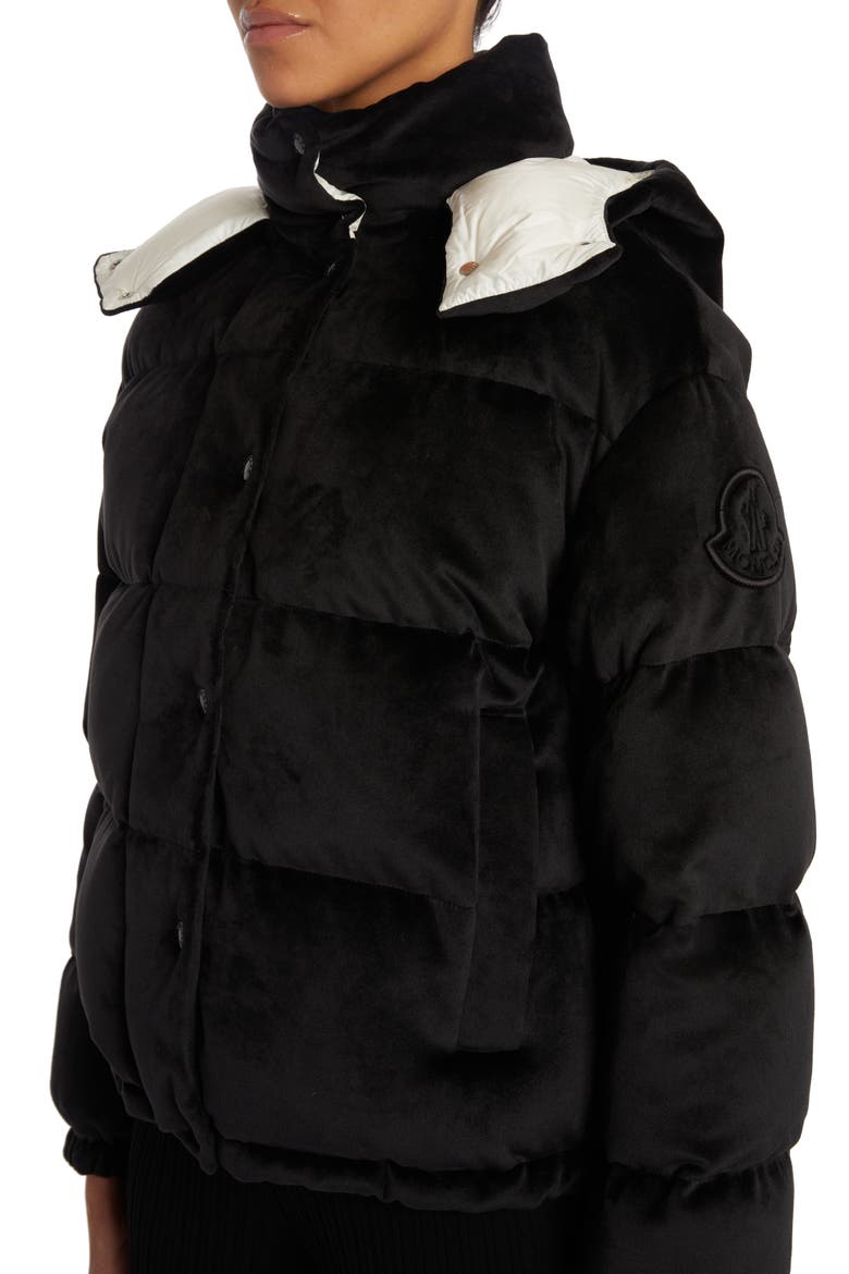 Daos Quilted Down Jacket, Alternate, color, BLACK