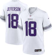 Nike Men's Nike Justin Jefferson White Minnesota Vikings Alternate Game Player Jersey