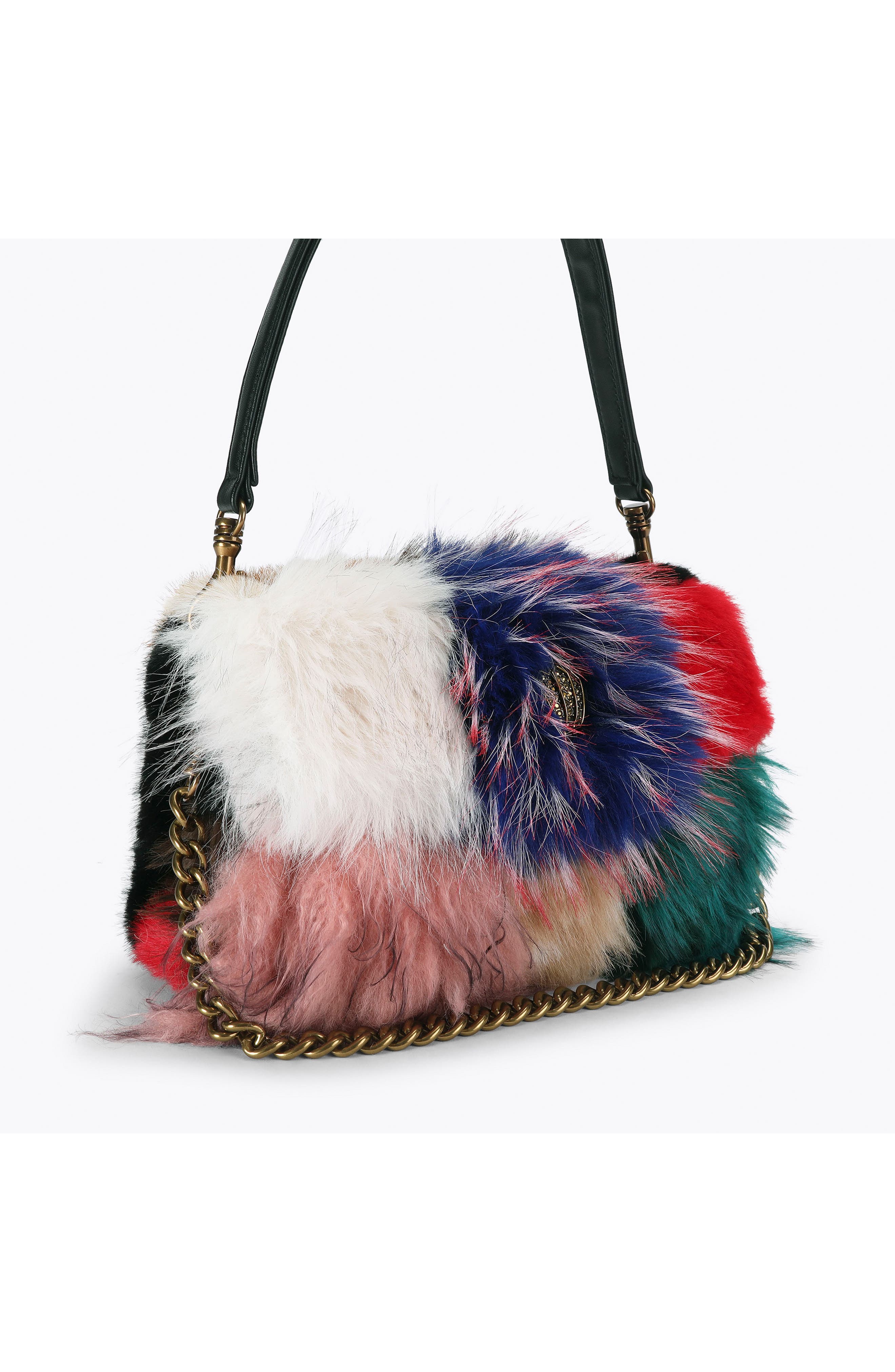 Celia Faux Fur Shoulder Bag, Alternate, color, OPEN MISCELLANEOUS