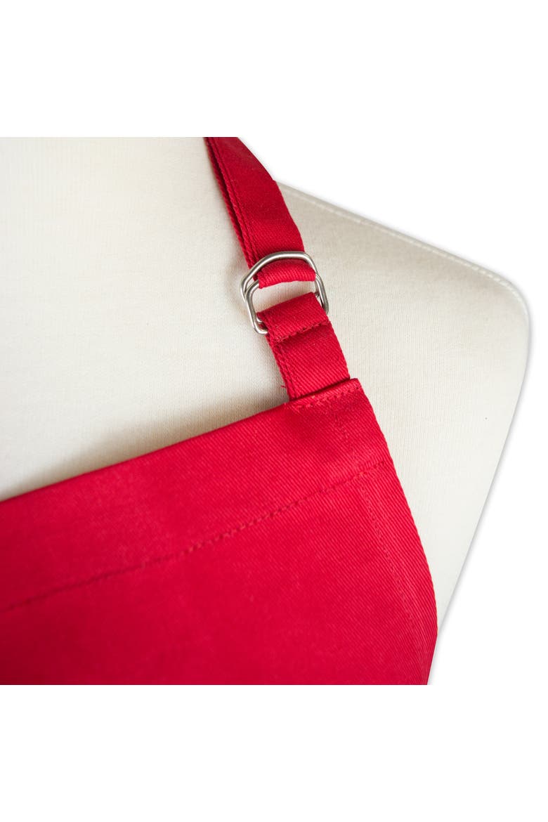Solid Chino Chef Apron, Alternate, color, Tango Red