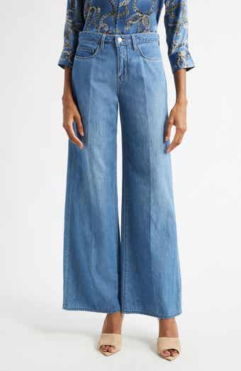 L'AGENCE Alicent High Waist Wide Leg Jeans