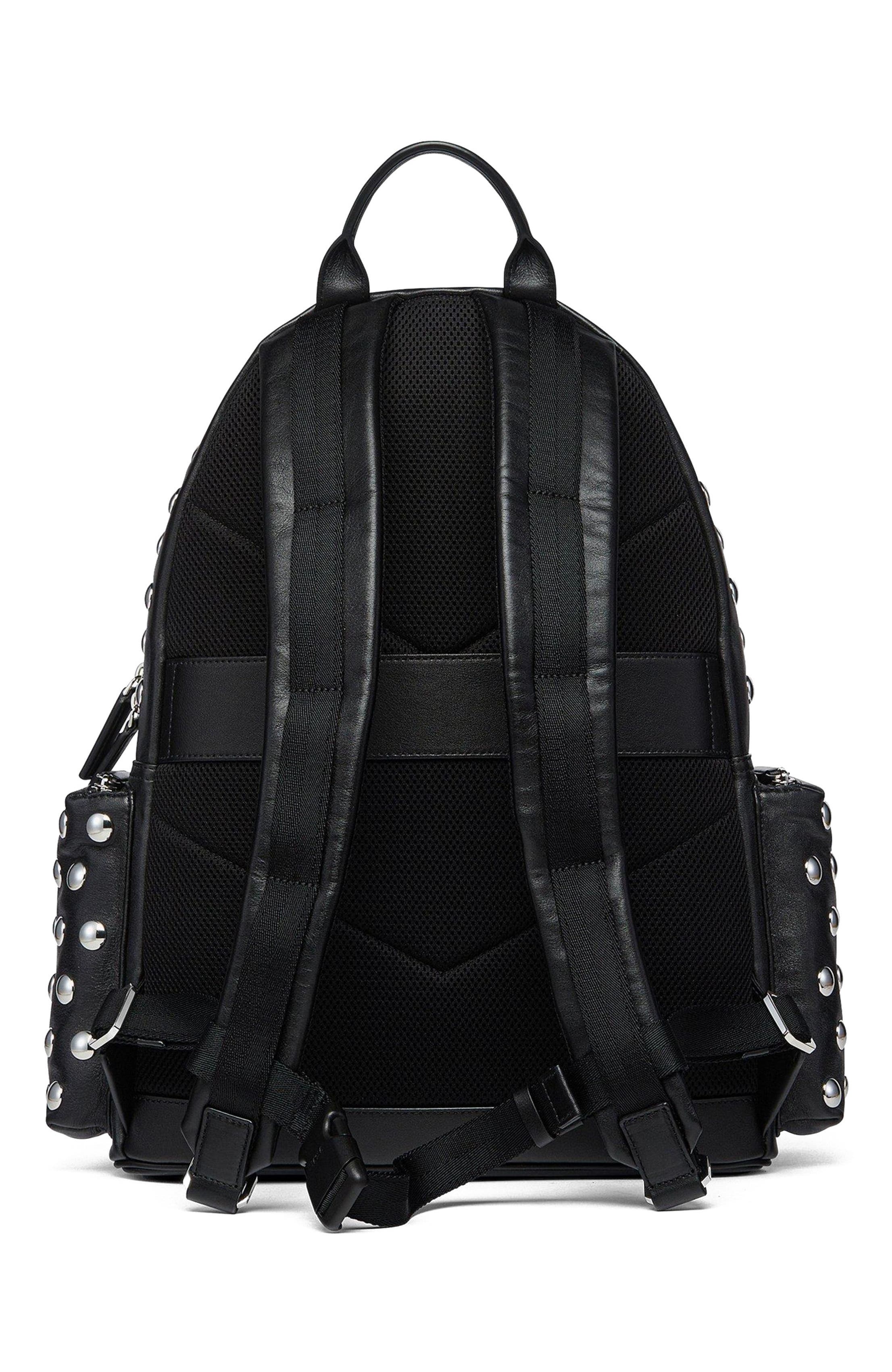 MCM Medium Stark Backpack in Galactic Gala Lamb Leather, Alternate, color, 