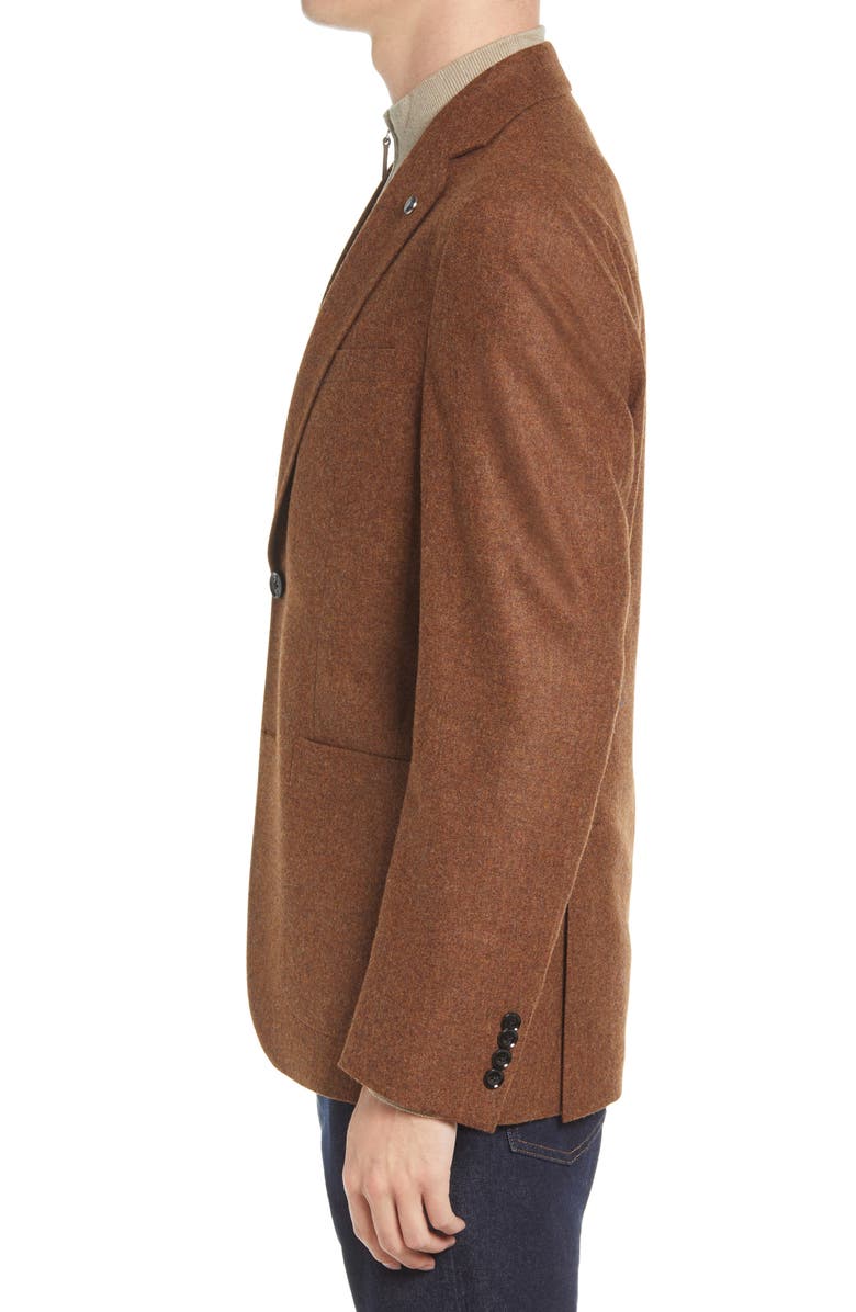 Ted Baker London Keith Mélange Wool & Cashmere Sport Coat, Alternate, color,