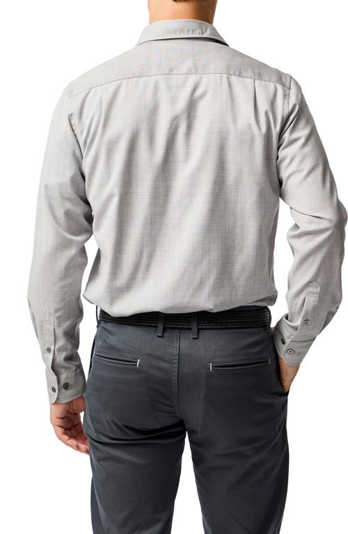 Rodd & Gunn Esk Valley Wool Mélange Button-up Shirt In Gray