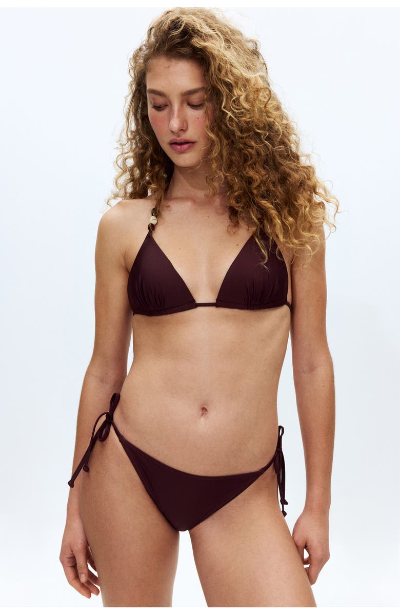 H&M Push-up Triangle Bikini Top, Alternate, color, 