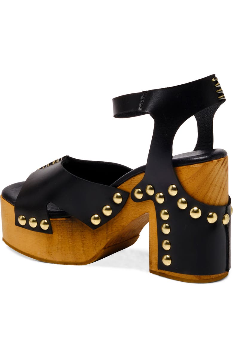 Free People Cecily Ankle Strap Platform Sandal, Alternate, color, Black