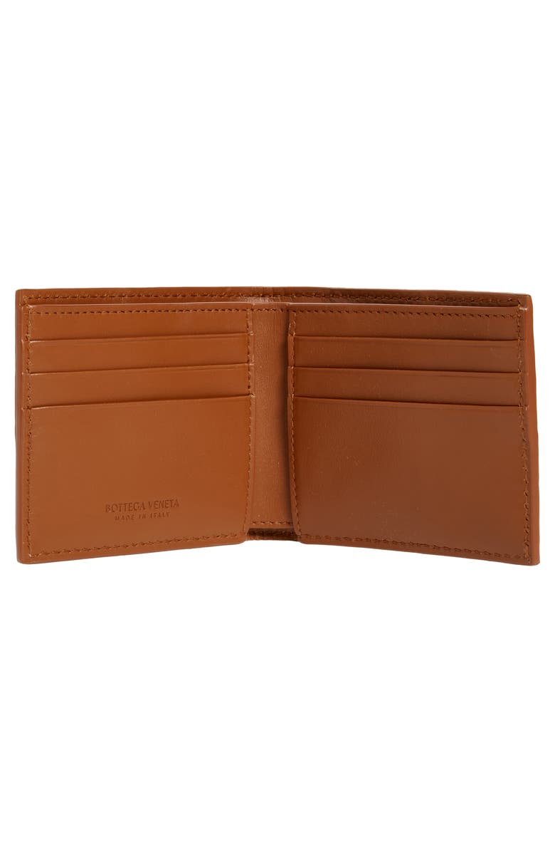 Bottega Veneta Cassette Intreccio Leather Bifold Wallet, Alternate, color, 