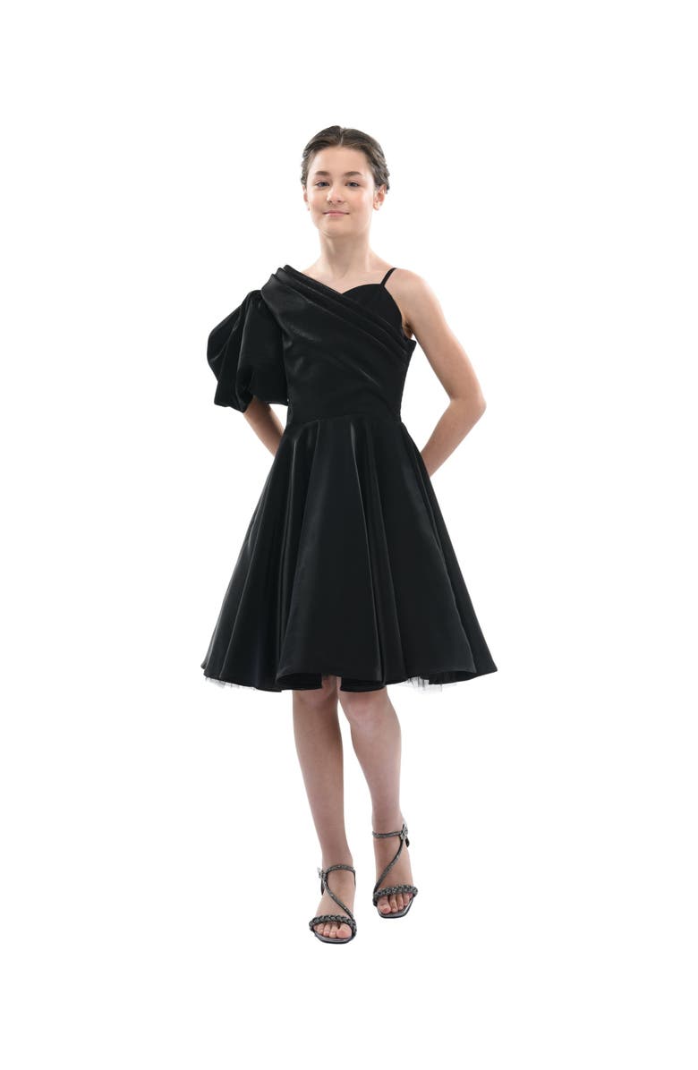 Tulleen Felice Dress, Alternate, color, Black
