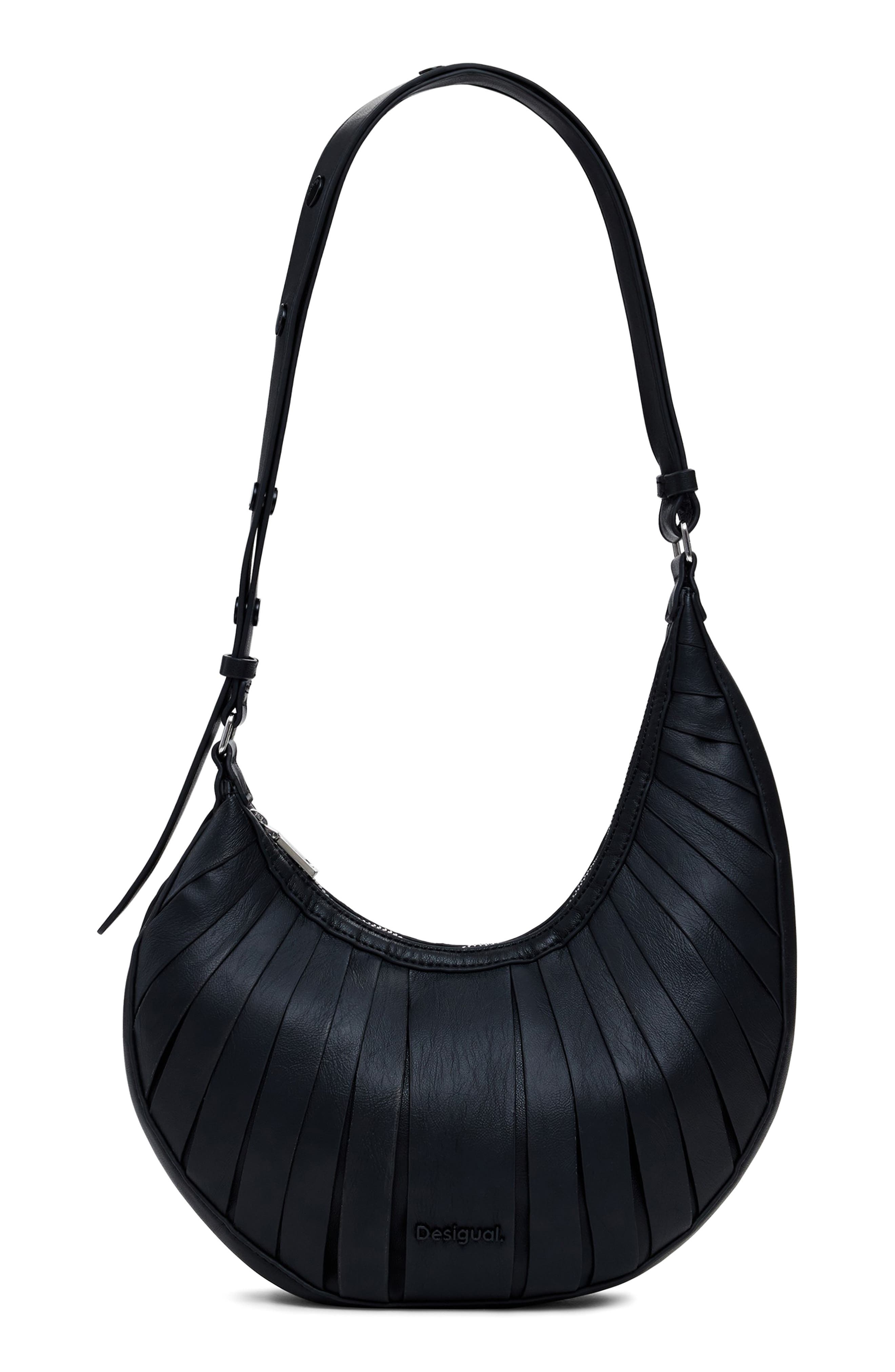 Desigual Faux Leather Shoulder Bag, Main, color, 