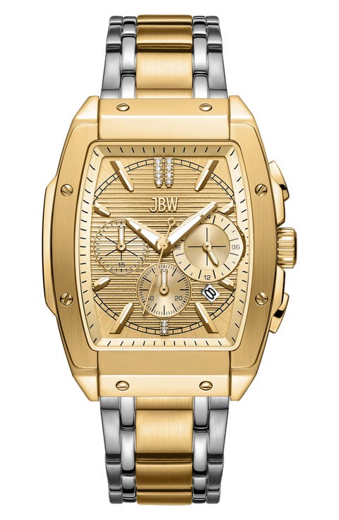 Echelon Diamond Bracelet Strap Chronograph Watch, 41mm x 12mm