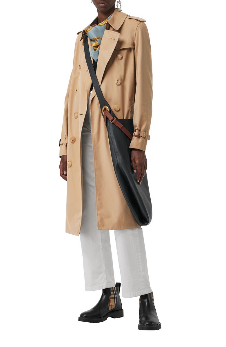 Burberry Kensington Long Trench Coat, Alternate, color,