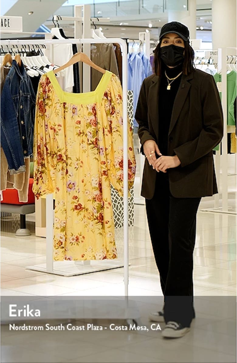 x Laura Ashley Beaumaris Floral Long Sleeve Dress, sales video thumbnail