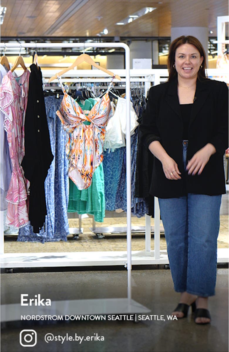 Desert Dream Twist Keyhole One-Piece Swimsuit, sales video thumbnail