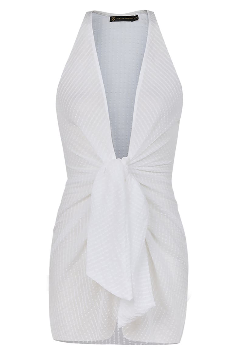 Mita Cover-Up Minidress, Alternate, color, OFF WHITE