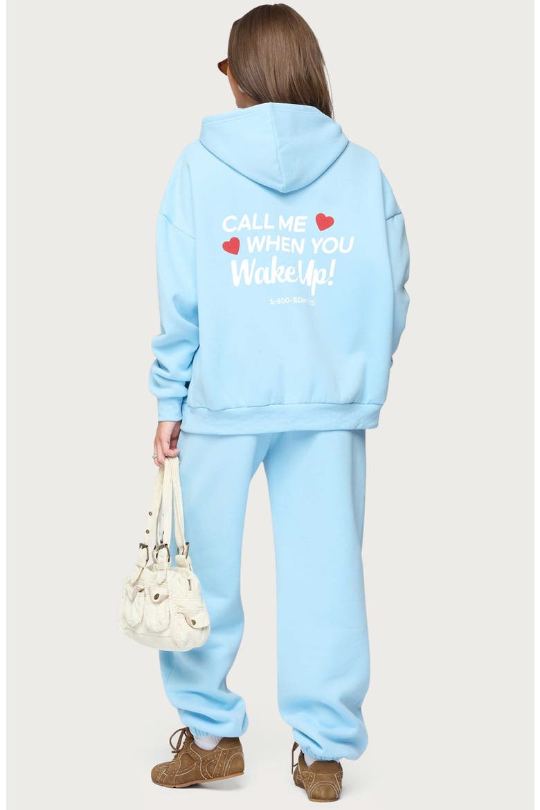 Call Me Hoodie, Alternate, color, LIGHT-BLUE