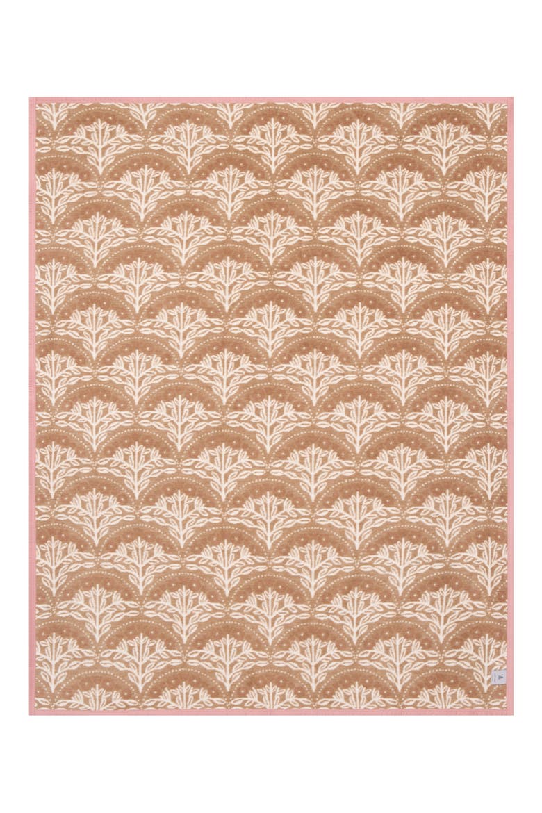 Georgia Floral Throw Blanket, Alternate, color, PINK