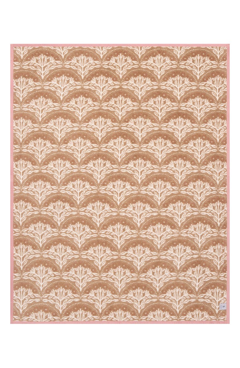 ChappyWrap Georgia Floral Throw Blanket, Alternate, color, Pink