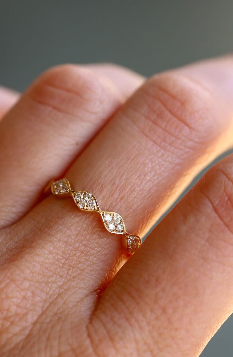 Sethi Couture Marquise Pav� Diamond Eternity Ring, Alternate, color,