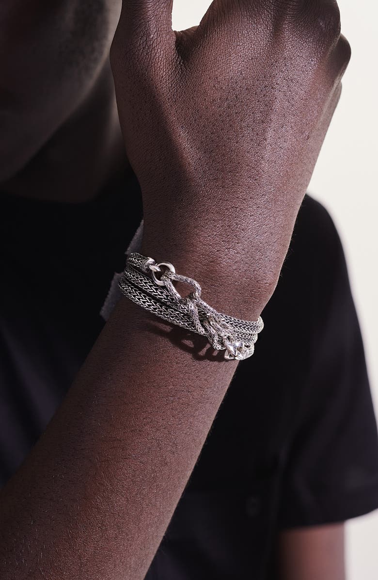 John Hardy Classic Chain Asli Wrap Bracelet, Alternate, color, 